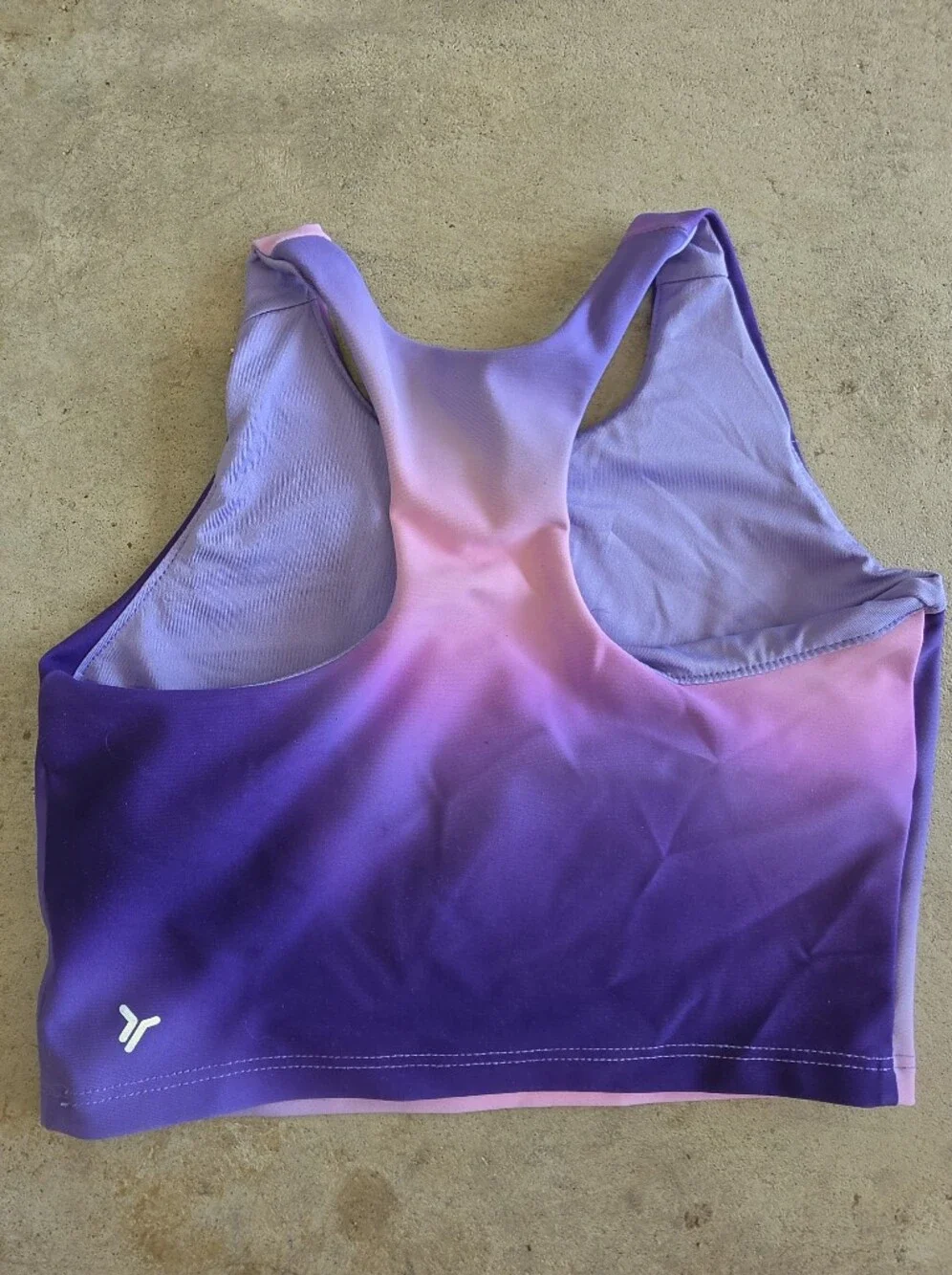 Old Navy Purple Ombre Racerback Tank Top